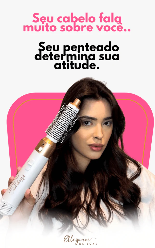 escova 5 em 1 deluxe hair original ellegance de luxe - dyson