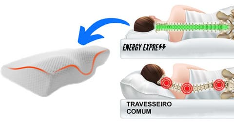 Travesseiro Ortopédico Cervical Borboleta BestPillow