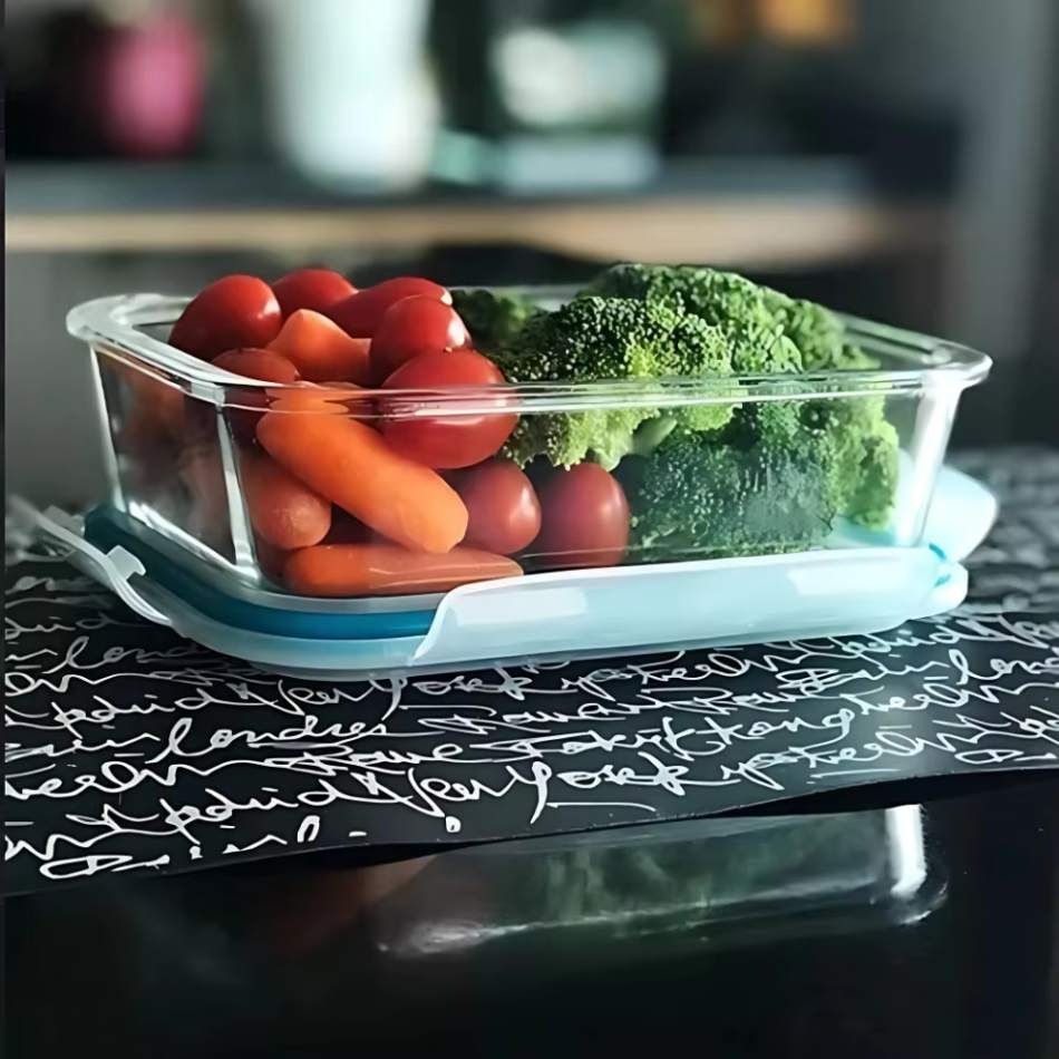 pote vidro hermetico cozinha armazenamento alimentos geladeira