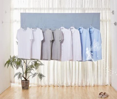 polideia poli ideia Aço inoxidável, resistente a água varal portátil simples rapido roupas camisas calças meias