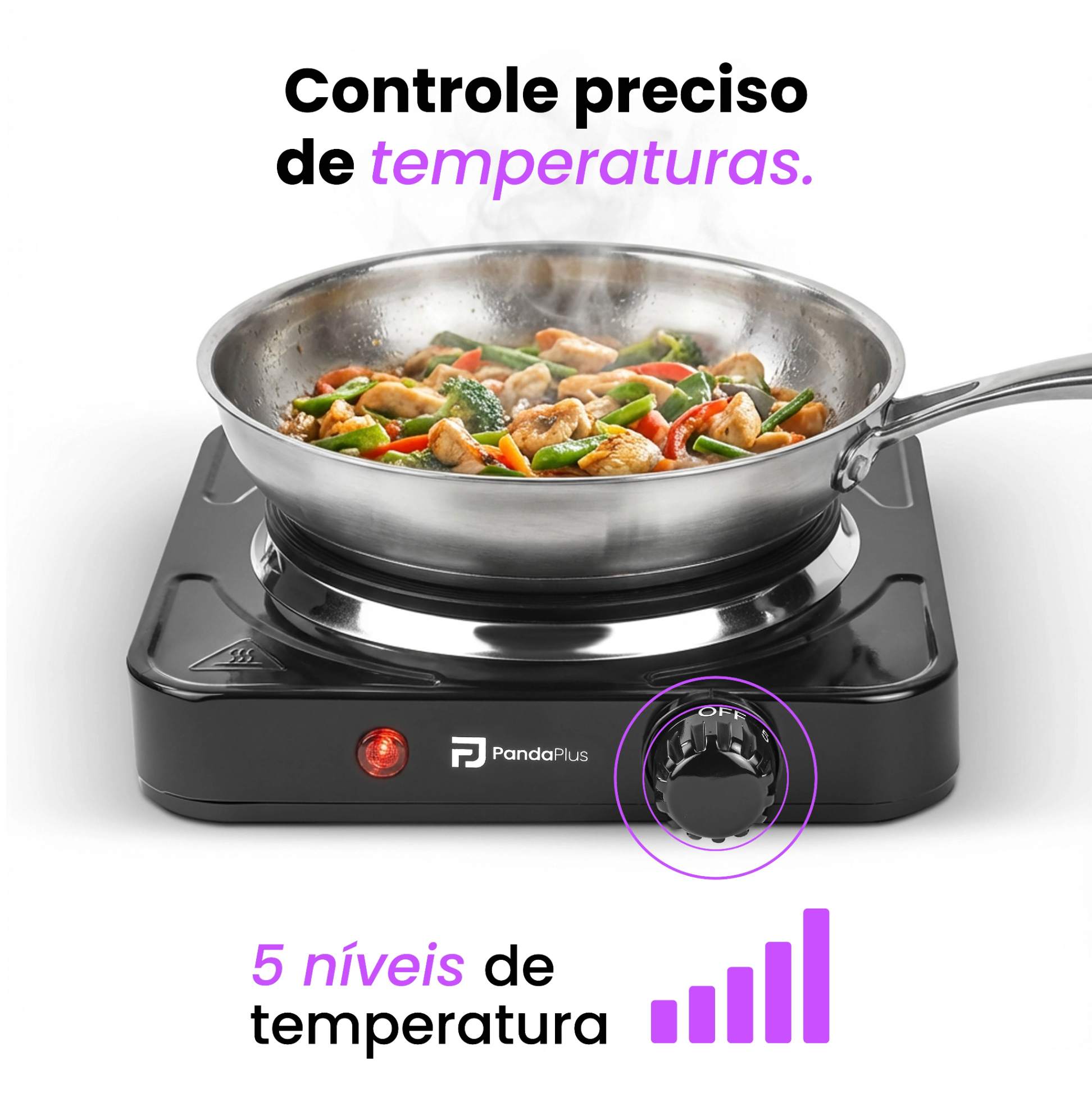 fogao eletrico portatil compacto viagem cozinha pequena
