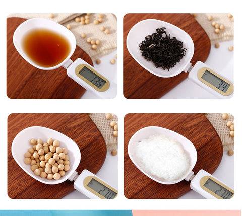 Colher De Medida Portátil Com Balança Digital Para Alimentos