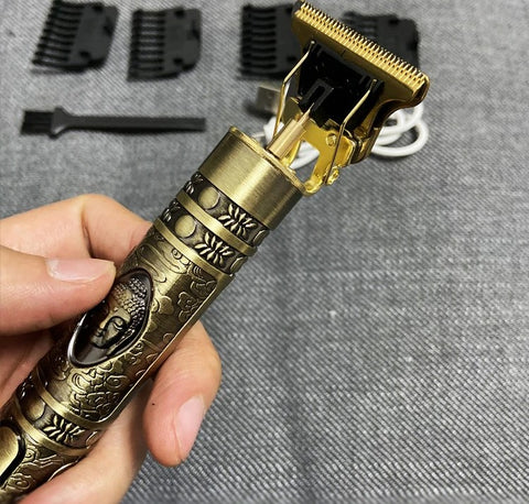 Polideia melhor cortador de cabelo e desenho aparador de barba potente e barato