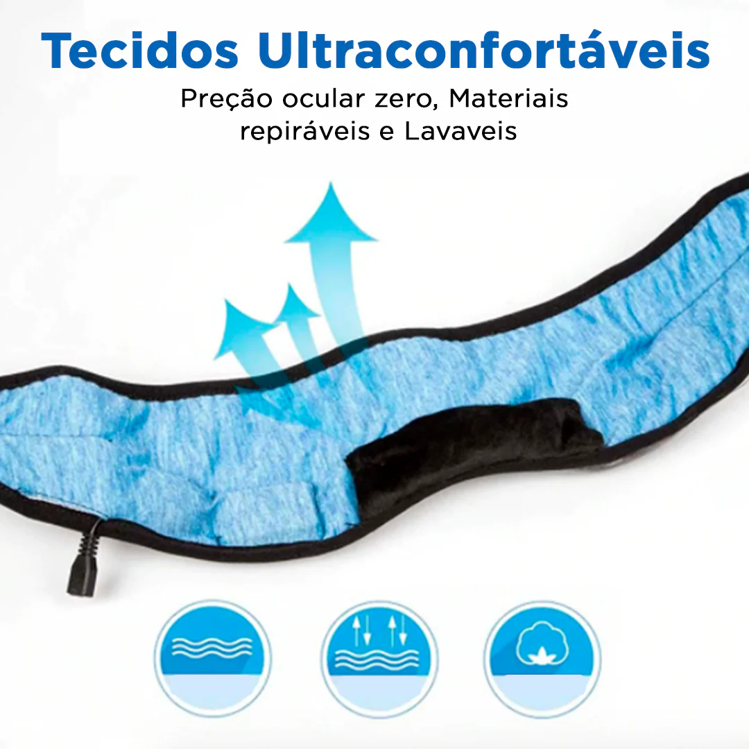 Bloqueio de Luz e Ruídos | SleepTech + Fones de ouvido Bluetooth