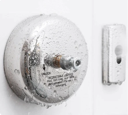 polideia poli ideia Aço inoxidável, resistente a água varal portátil simples rapido roupas camisas calças meias