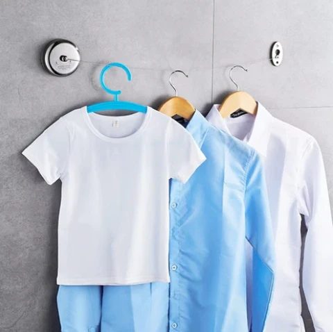 polideia poli ideia Aço inoxidável, resistente a água varal portátil simples rapido roupas camisas calças meias