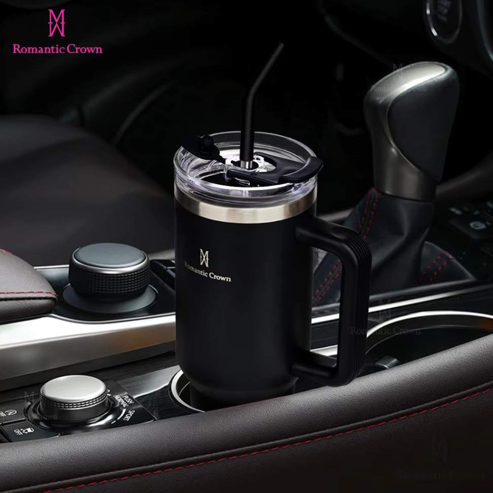 copo térmico grande com canudo academia viagem