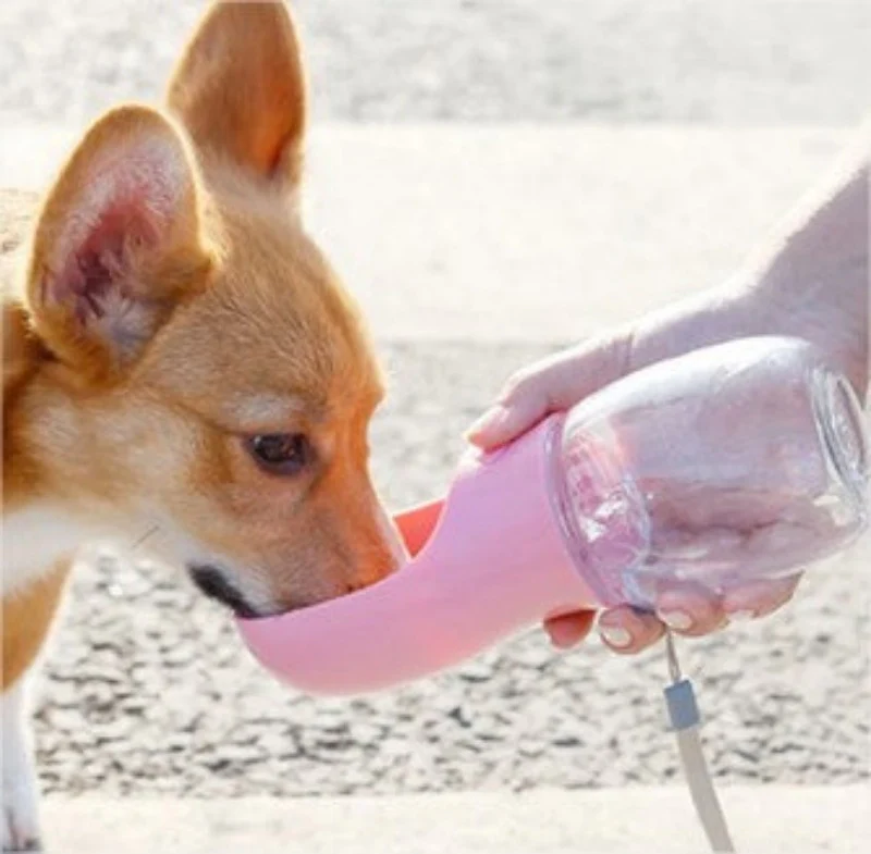 Garrafa de Água Portatil para Caes e Gatos, fácil de carregar e permite que seu amiguinho beba água de maneira prática, evitando desperdício. Feita de material resistente e não tóxico, Frete Gratis - Elite Comerce