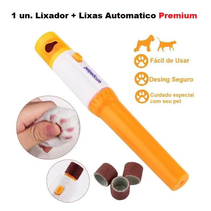Lixador De Unhas Pet Com 3 Lixa Cachorro Caes Cao Pet Lixa Garras Gato Kit | Shopee Brasil