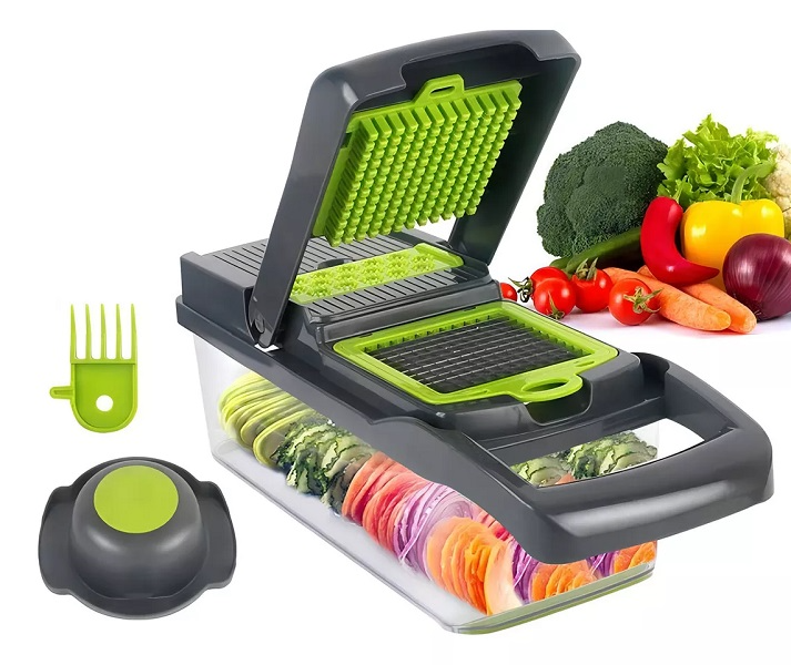 Cortador Ralador Fatiador Legumes Vegetais Multifuncional 10 Em 1 - Itajobi Shop