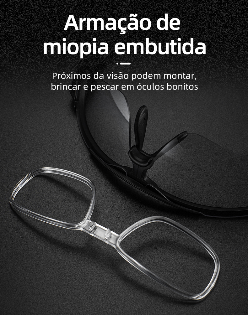 Óculos Fotocrômico Para Ciclismo Rockbros
