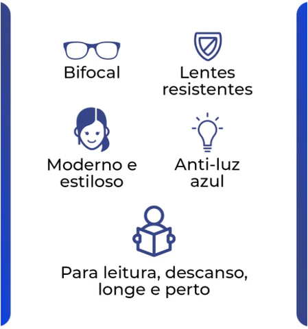 Óculos Tr90 Titanium Pro - Compre 1 Leve 2