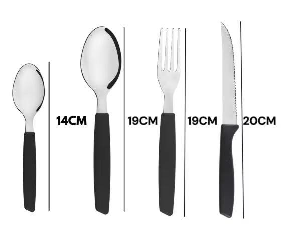 talheres inox mesa jantar elegante moderno resistente