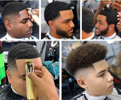 Polideia melhor cortador de cabelo e desenho aparador de barba potente e barato