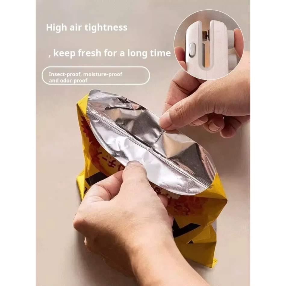 mini seladora portátil cozinha vedação plastico alimentos