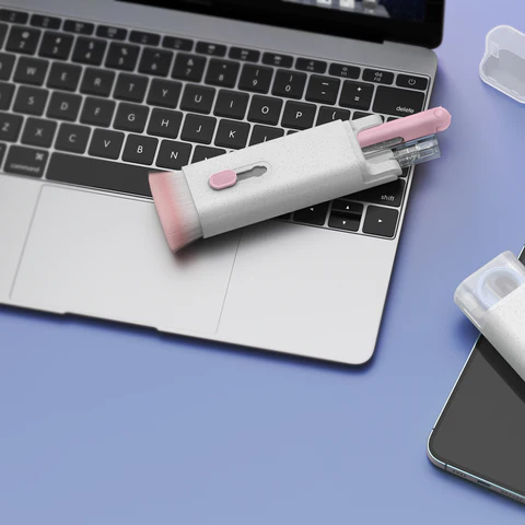 Kit Limpeza de Teclado Multifuncional 7 em 1 - Teclado, Fones, Eletrônicos