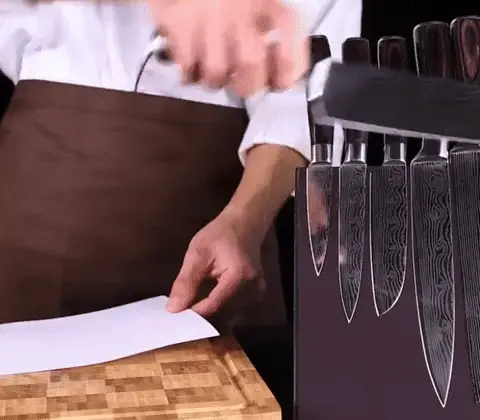 Faca do Chef Forjada em Aço de Alta Qualidade