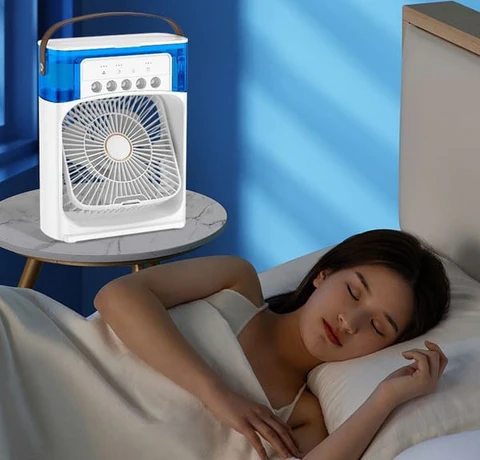 Ventilador Portátil com Umidificador de Ar