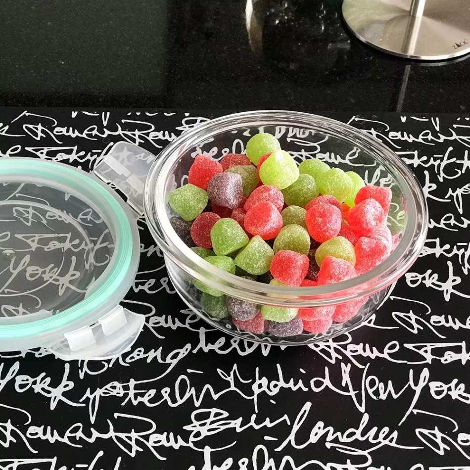 pote vidro tampa silicone alimentos doces armazenamento cozinha