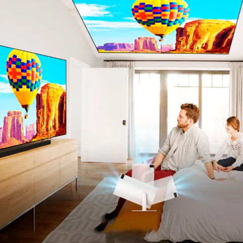 Experiência cinematográfica com o Projetor CineMax 4k