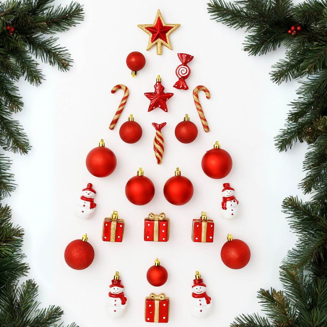 Kit bolas de Natal para decorar Frete Grátis