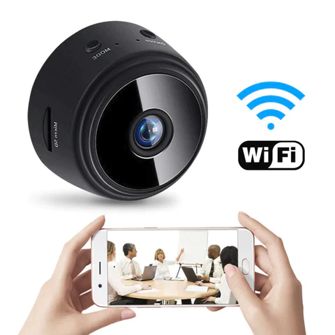Monitore Através do Celular com a Câmera Segurança Espiã Full HD Wi-Fi Visão Noturna - Sight Cam Disponível em: www.descontara.com