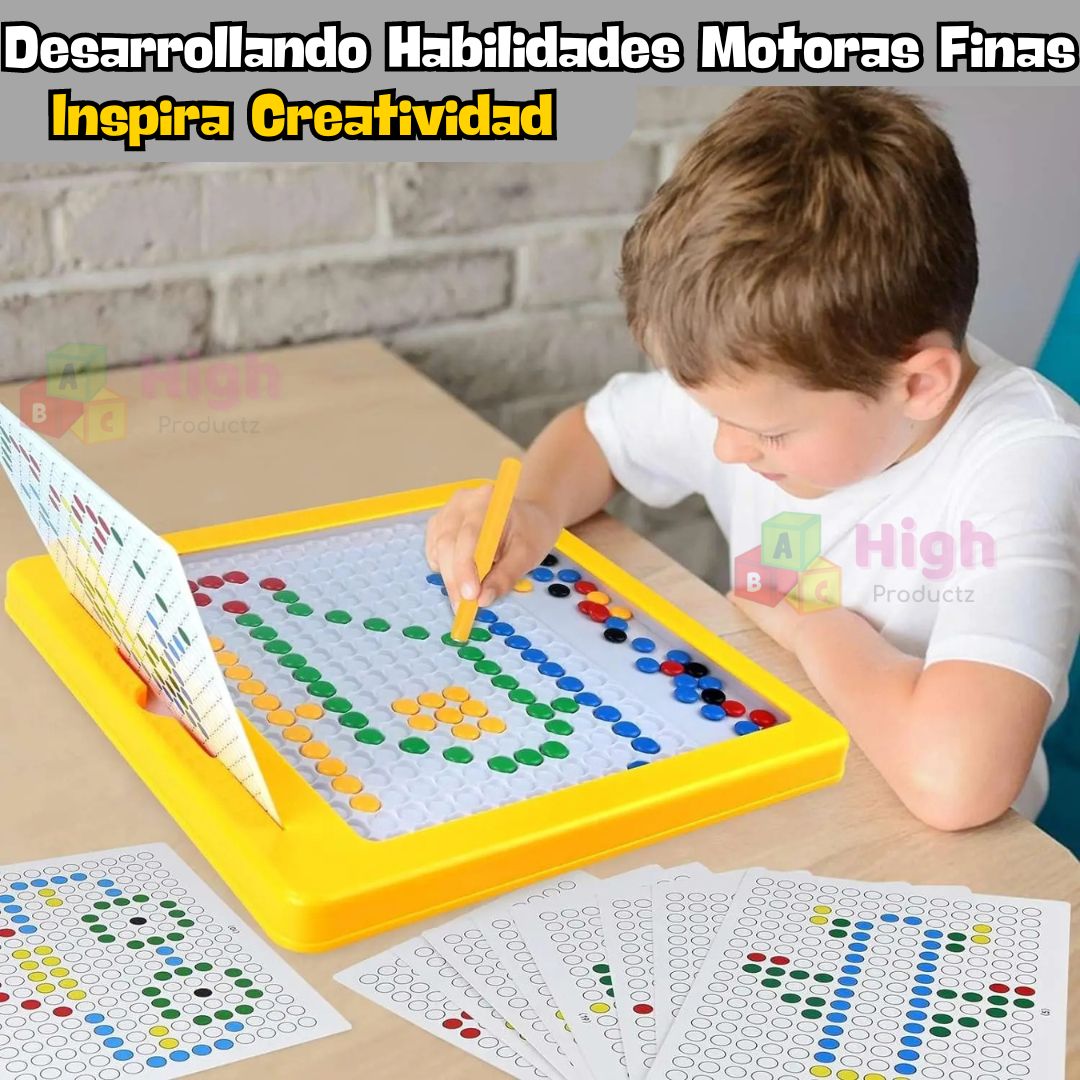 TABLERO MAGNÉTICO DE DIBUJO PARA NIÑOS: Despierta la Creatividad de tu Pequeño