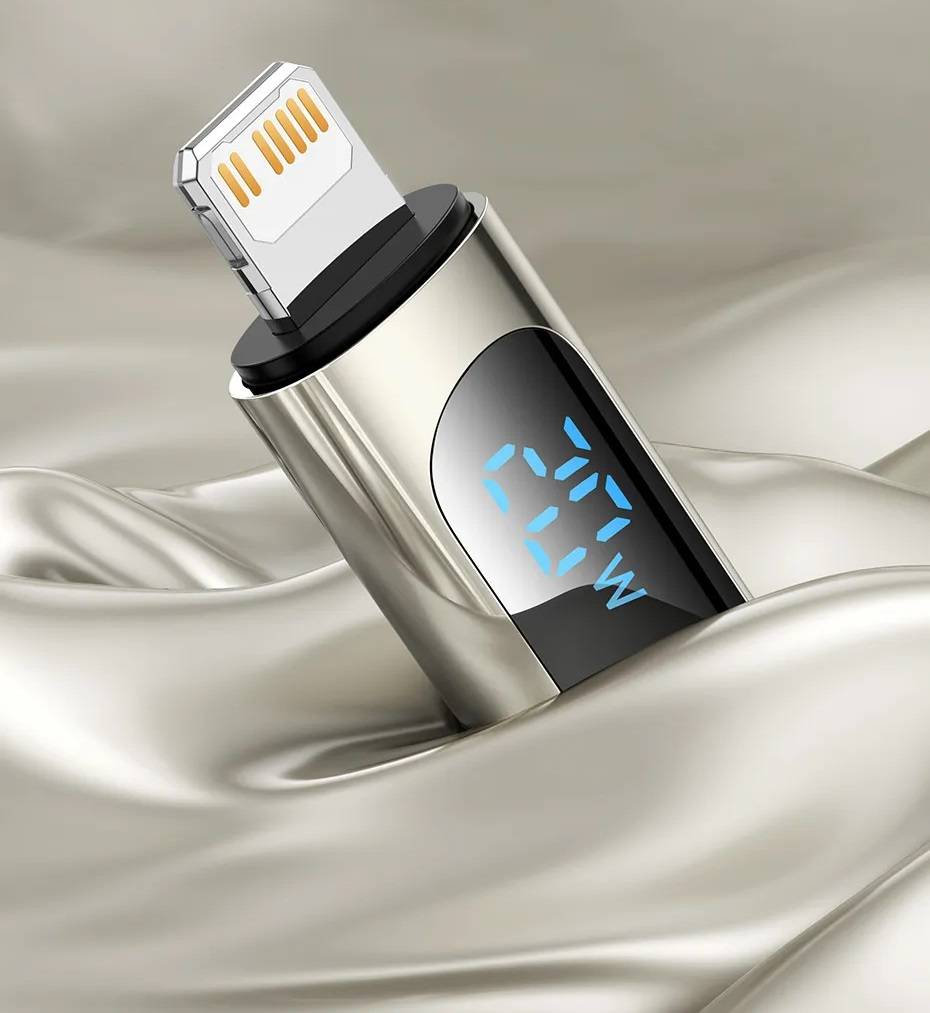 Cabo USB C PD 20W para iPhone com Display Baseus