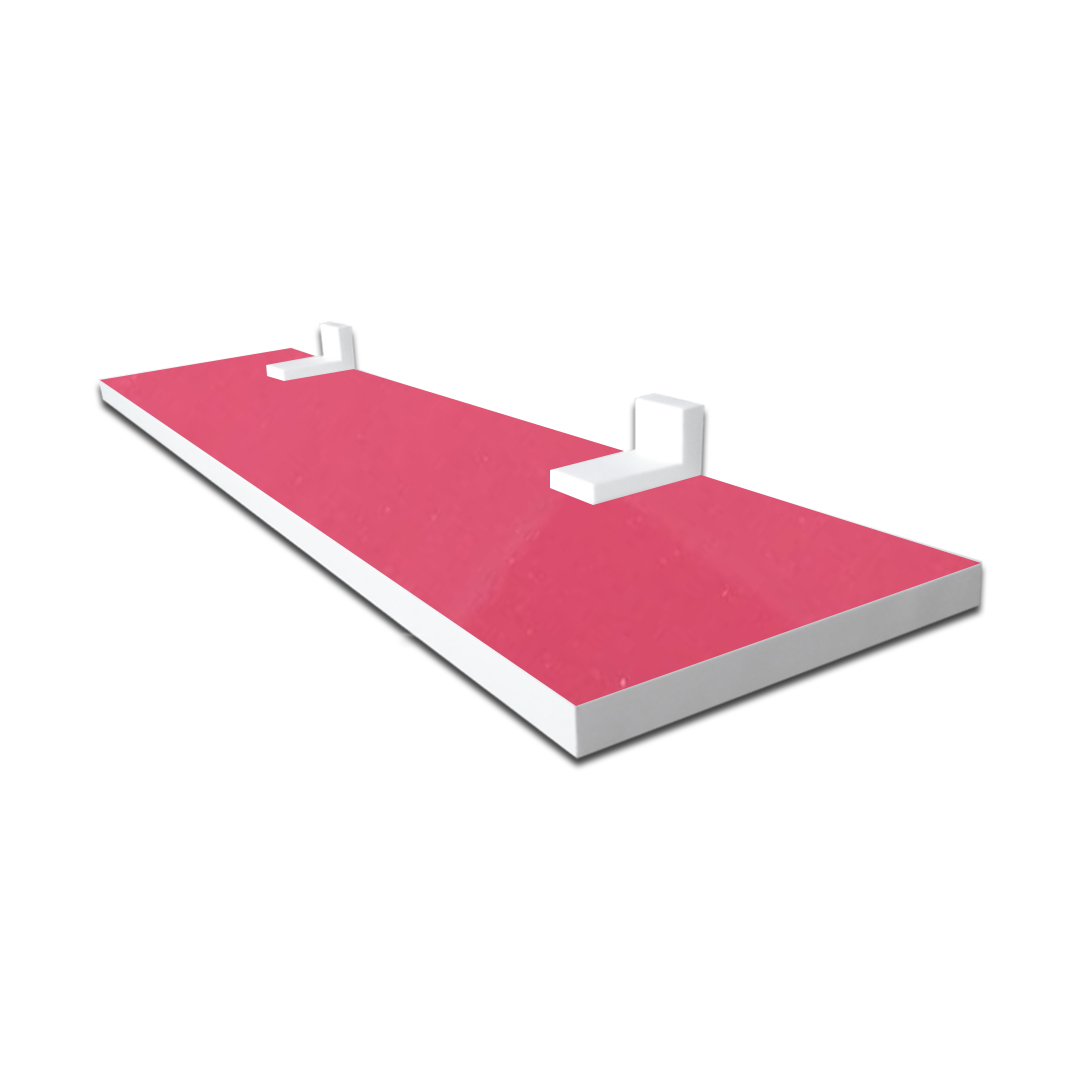 Prateleira Linha-Furta cor Com Borda De Pvc Branco 60x15 cm (21358)