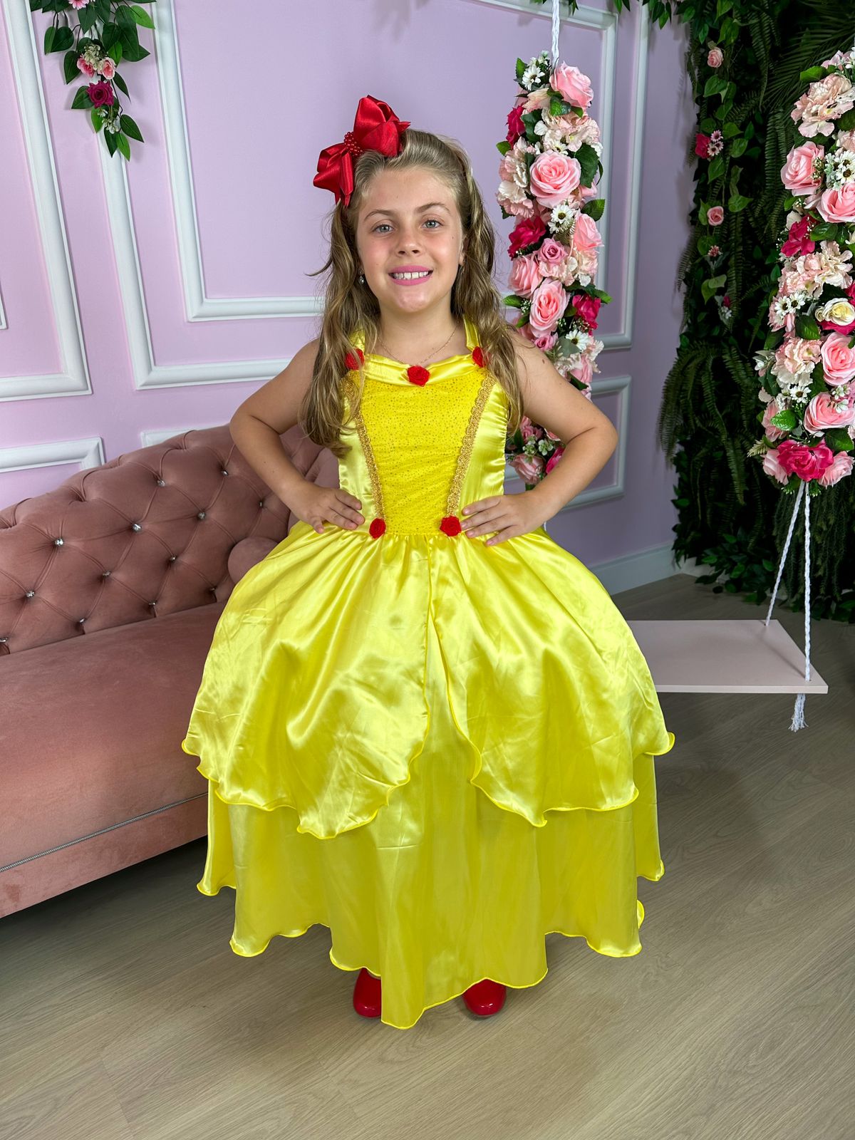 Fantasia Princesa Belli A Bela e a Fera Longa (FANTPRNBEFERA)