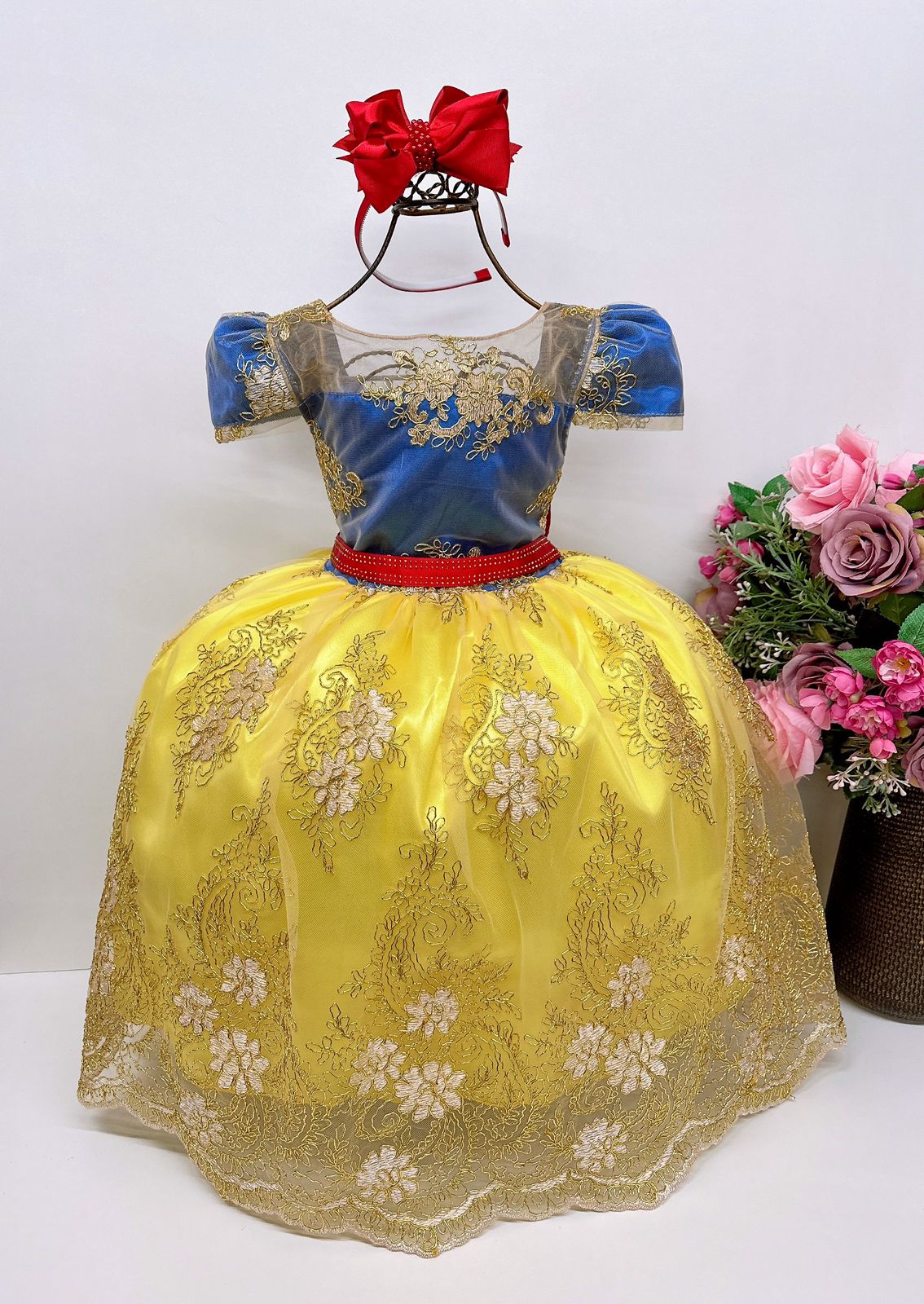 Vestido Enjoy Juvenil Tematico A Branca de Neve (VESTENJJVNTMCBRNCDNEVE2)