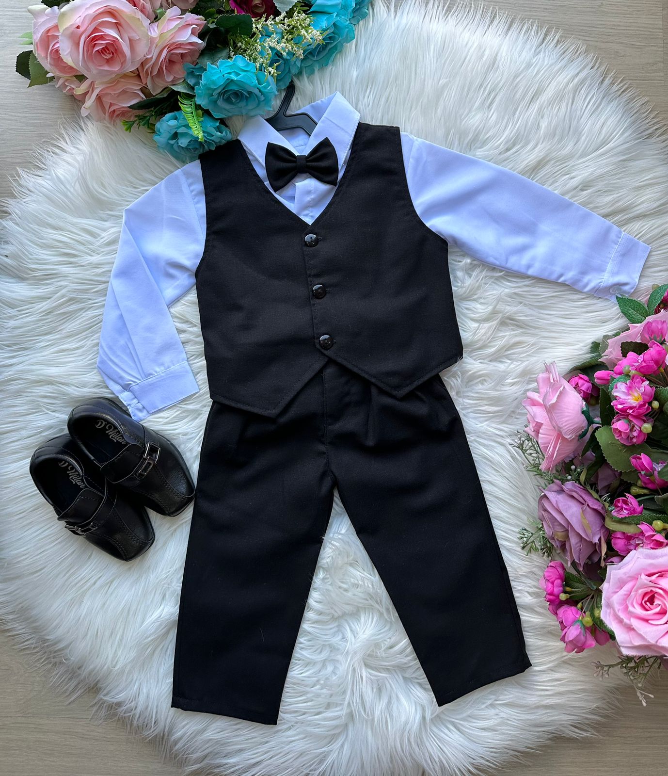 Conjunto Miss Cherry Social Colete Preto (CNJTMSSCHERRSCLCLTPRT)