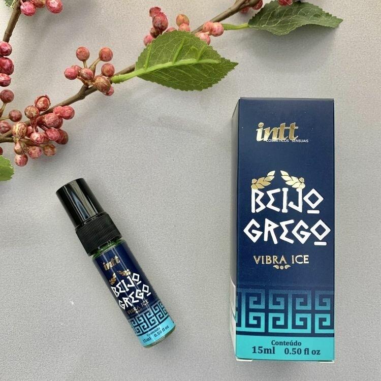 Gel Vibra Ice Beijo Grego Sabor Menta com Cereja (00666)