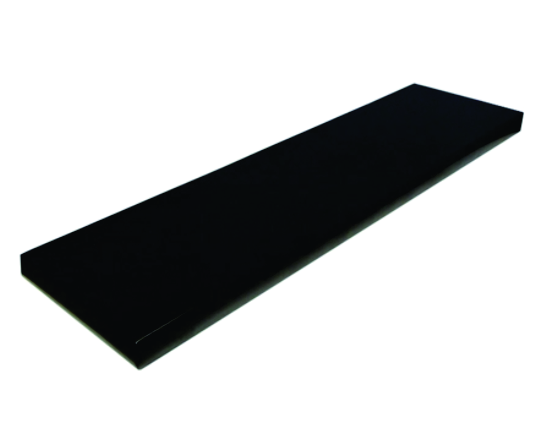 Prateleira Simples Preta 90X15 cm Com Suporte Em Mdf (64235)