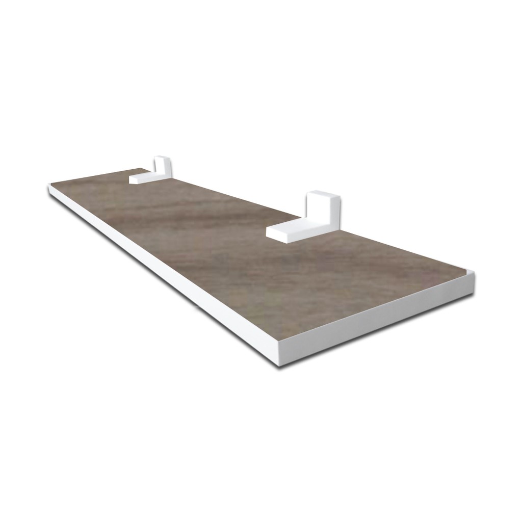 Prateleira Linha-Furta cor Com Borda De Pvc Branco 50x20 cm (26391)