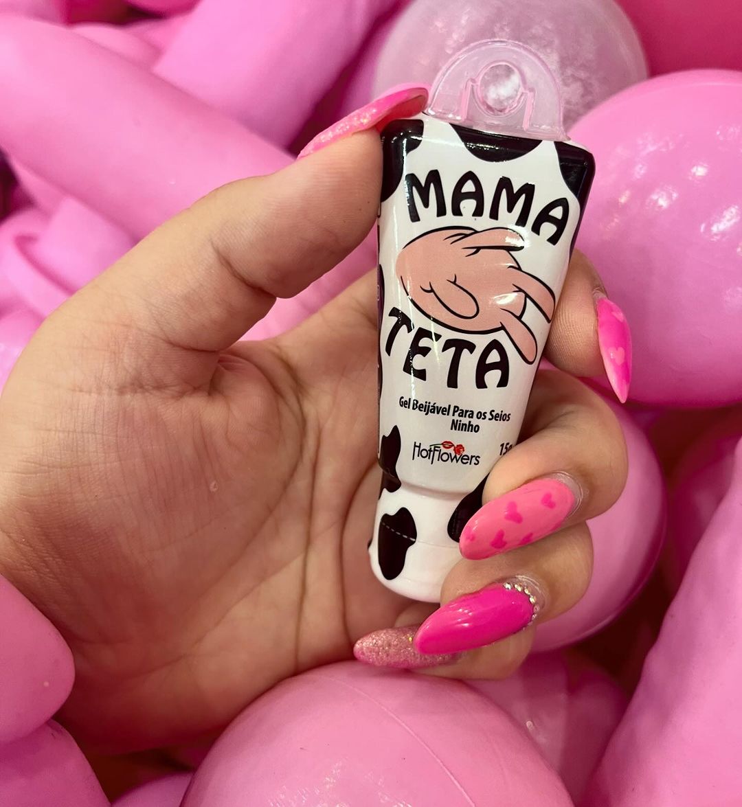Gel Beijável Sabor Leite Ninho Mama Teta 15g (001550)