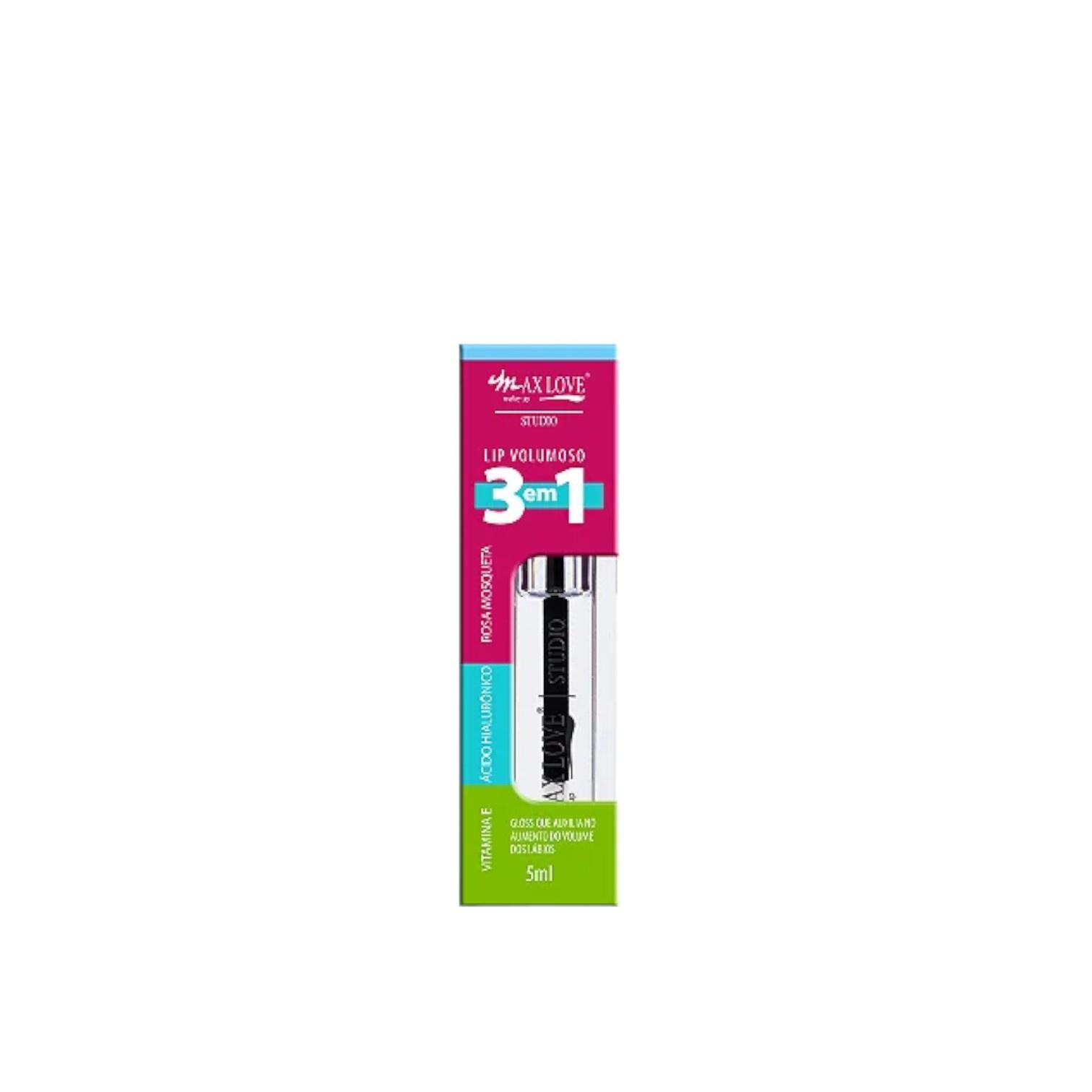 Lip Volumoso 3 em 1 Incolor 300 Max Love (LV-15976)
