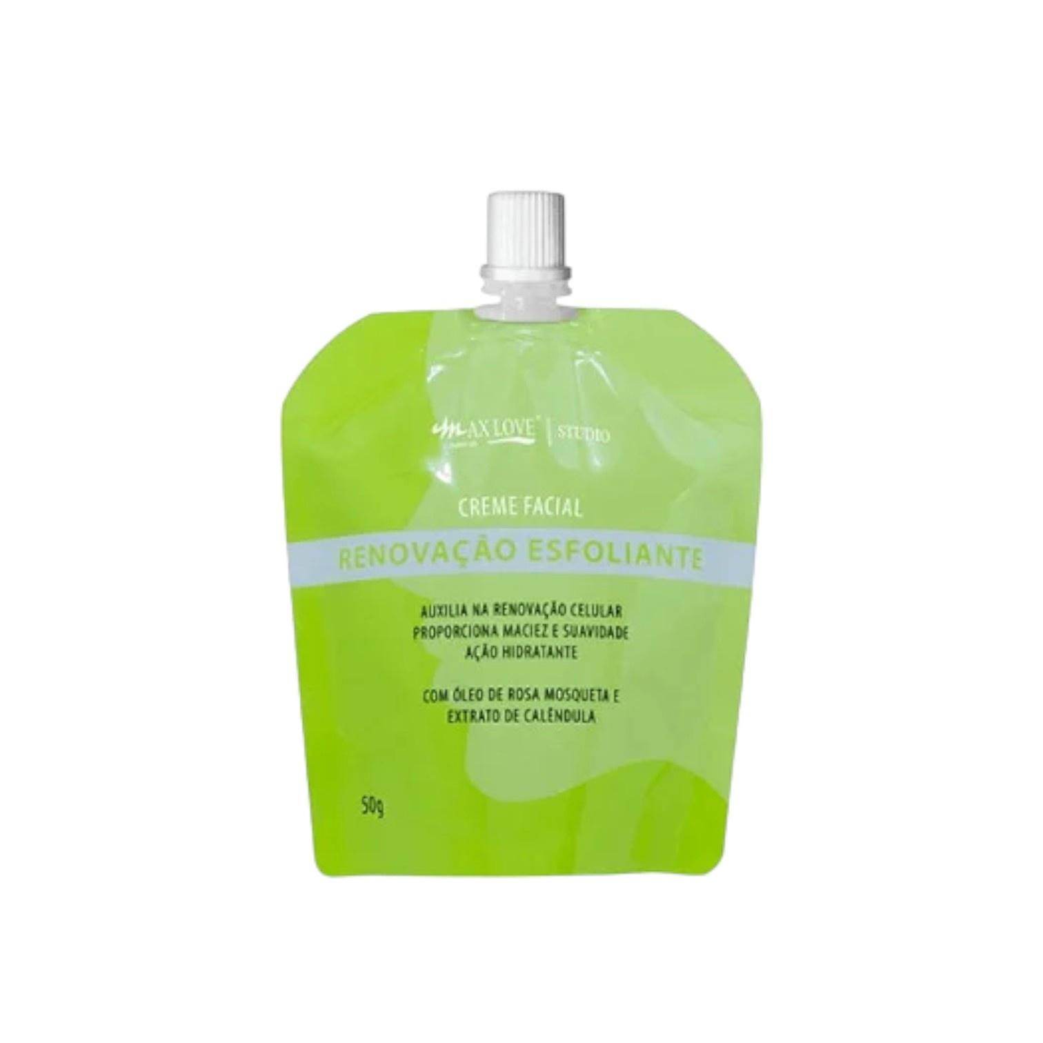 Creme Facial Renovação Esfoliante Max Love (307427411)