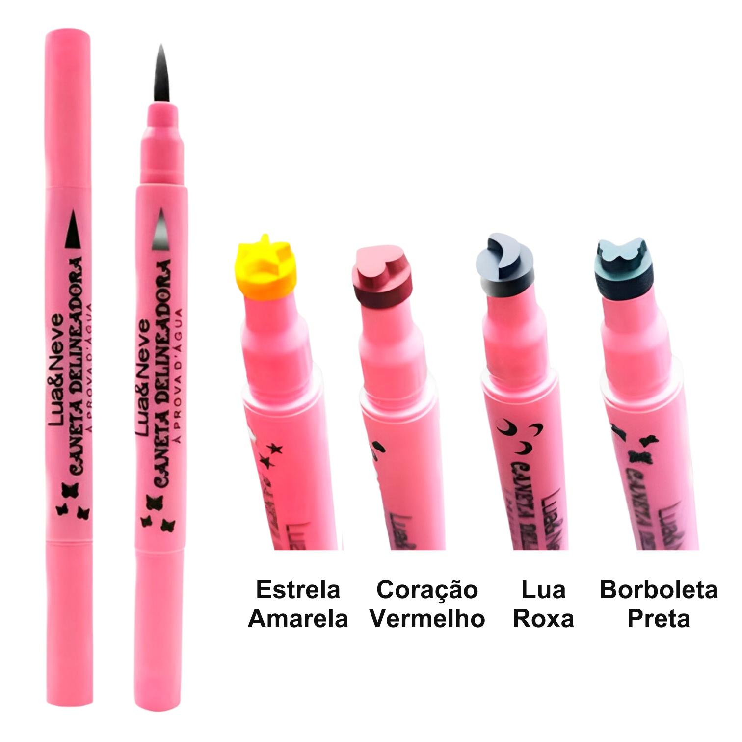 Caneta Delineadora Carimbo Simbolos Coloridos Lua&amp;Neve (58941)