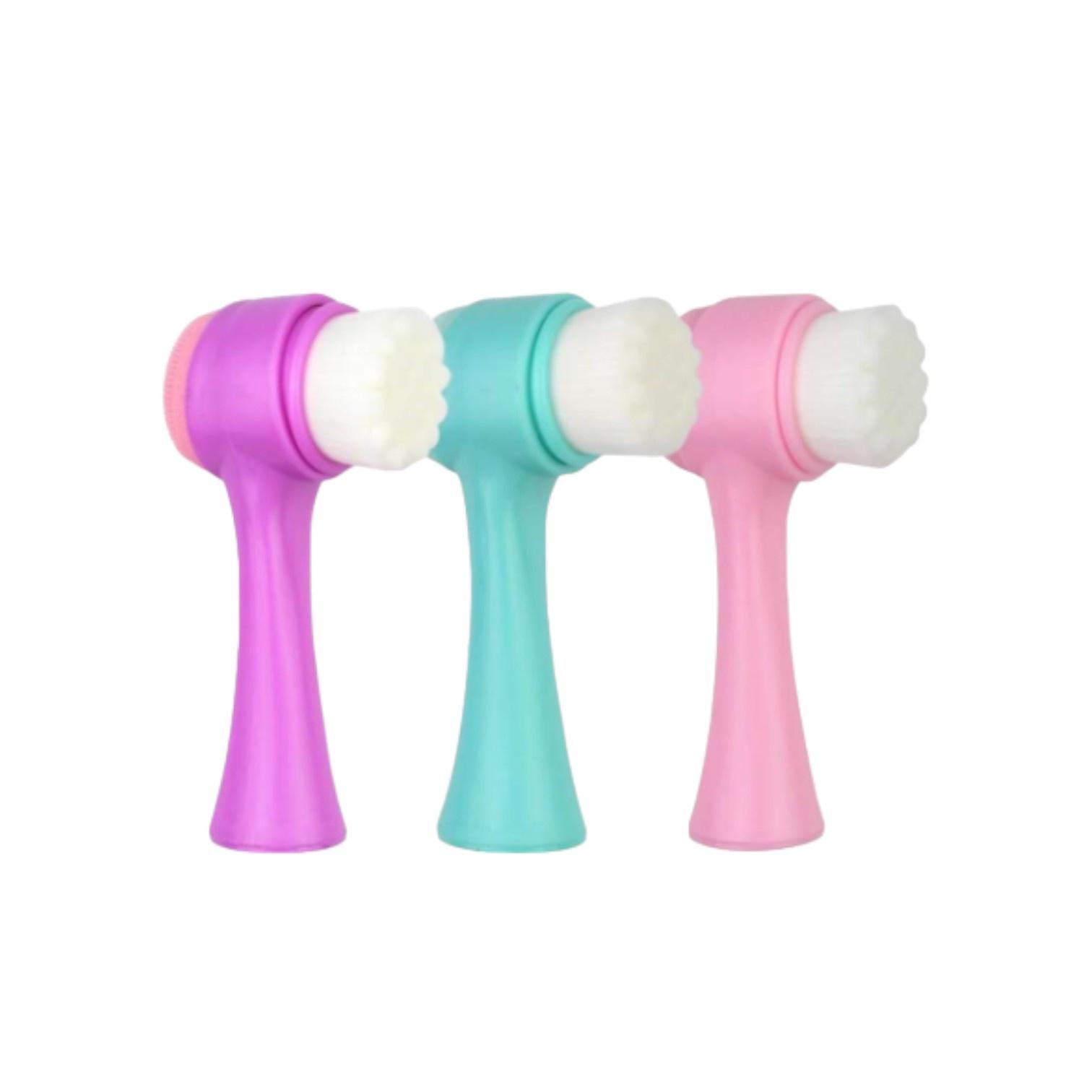 Escova Massageadora Facial de Silicone com cabo (409310103)