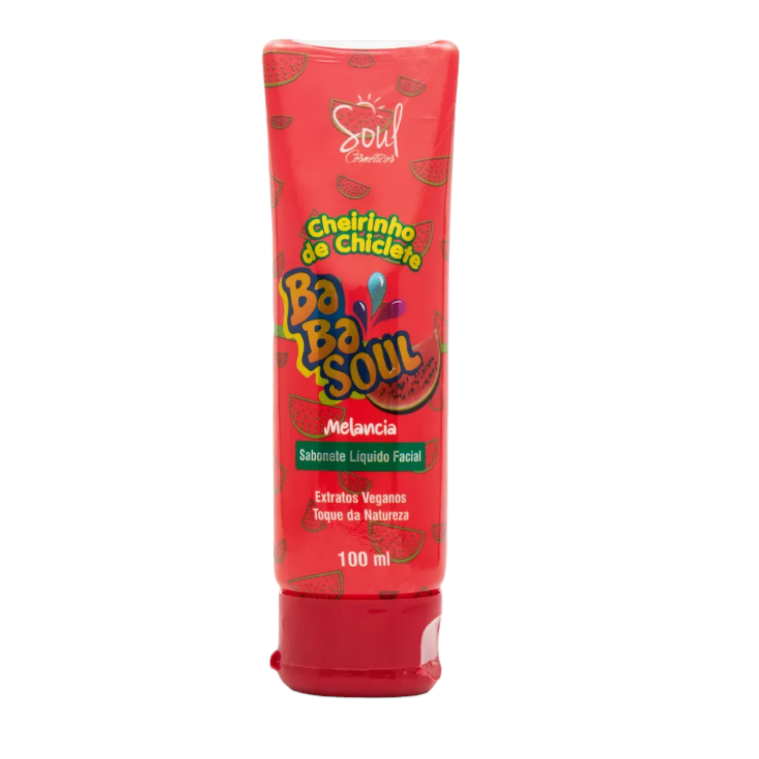 Sabonete Facial Cheirinho de Chiclete Melancia BabaSoul 100ml (081)