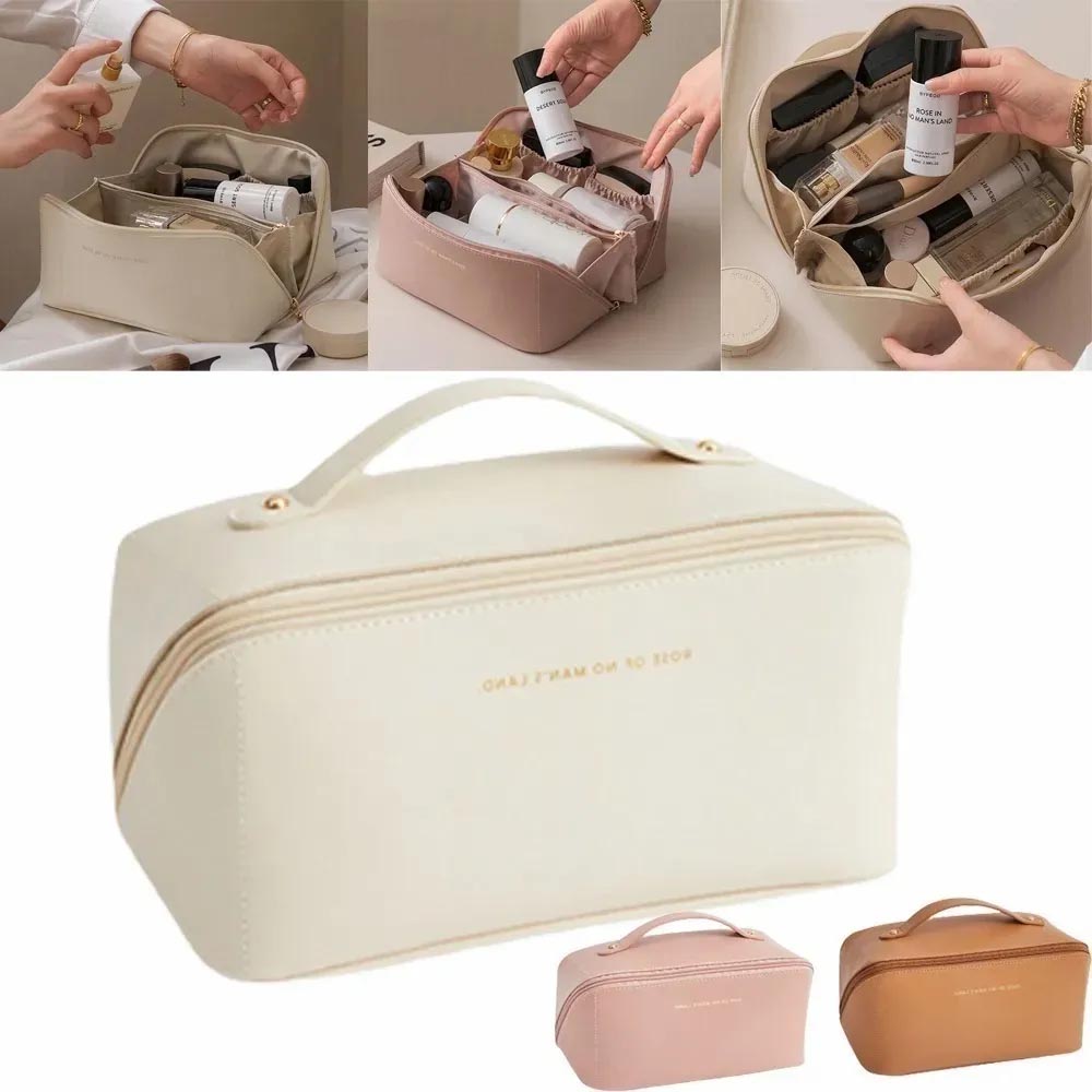 Bolsa Necessaire Blogueirinha Organizador de Objetos com Alça Multifuncional Portátil de Maquiagem Cosméticos (8855-2321)