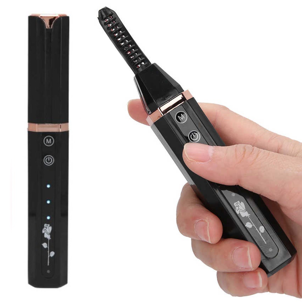 Curvador de Cílios Curvex Profissional Recarregável Seleção de Temperatura Carregamento via USB (08115)