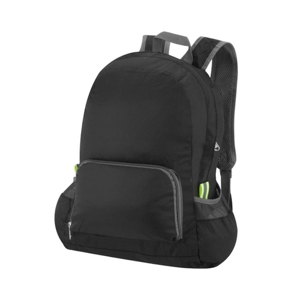Mochila Mala Dobrável Preto Esportes Viagem Camping (7445)