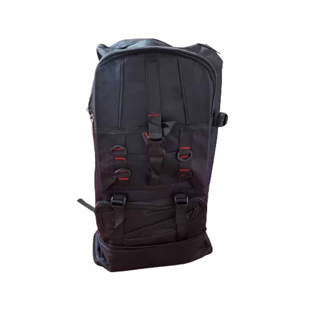 Mochila Preta Militar Esportiva 50L a Prova D´Água Multifuncional Impermeável Motoqueiro Viagens Camping Trilha Escolar (9347)
