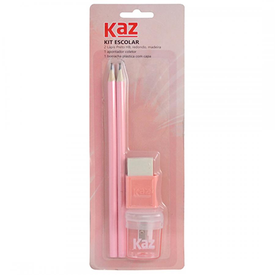KIT LAPIS, BORRACHA E APONTADOR (4368)