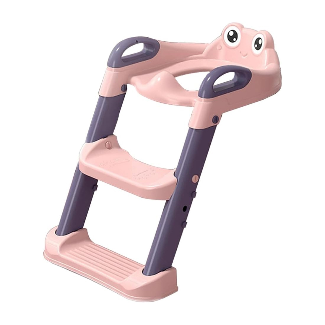 Troninho Redutor de Assento Sanitário Infantil Escadinha Feliz - Cor: Rosa (165-Rs-Comp)