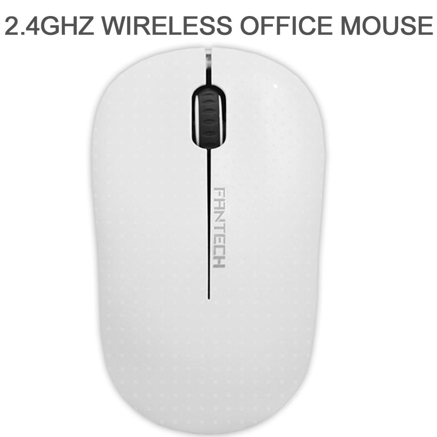 Mouse Sem Fio Fantech Forma Confortável W188 Branco 1200DPI (2643759)