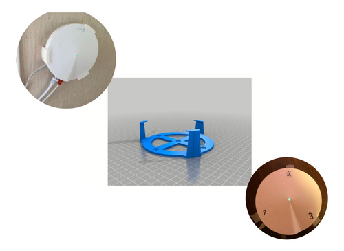 3 Suportes De Teto Ou Parede Para Roteador Tp-link Deco M5 2 (3d.01.02.03 - 3 unidades)