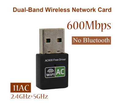 Adaptador Wifi Para Pc Usb Dualband Receptor 600mb 5g (C4.07.02)